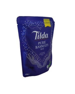 Tilda Steamed Basmati Pure Rice 250 g (Pack of 6)